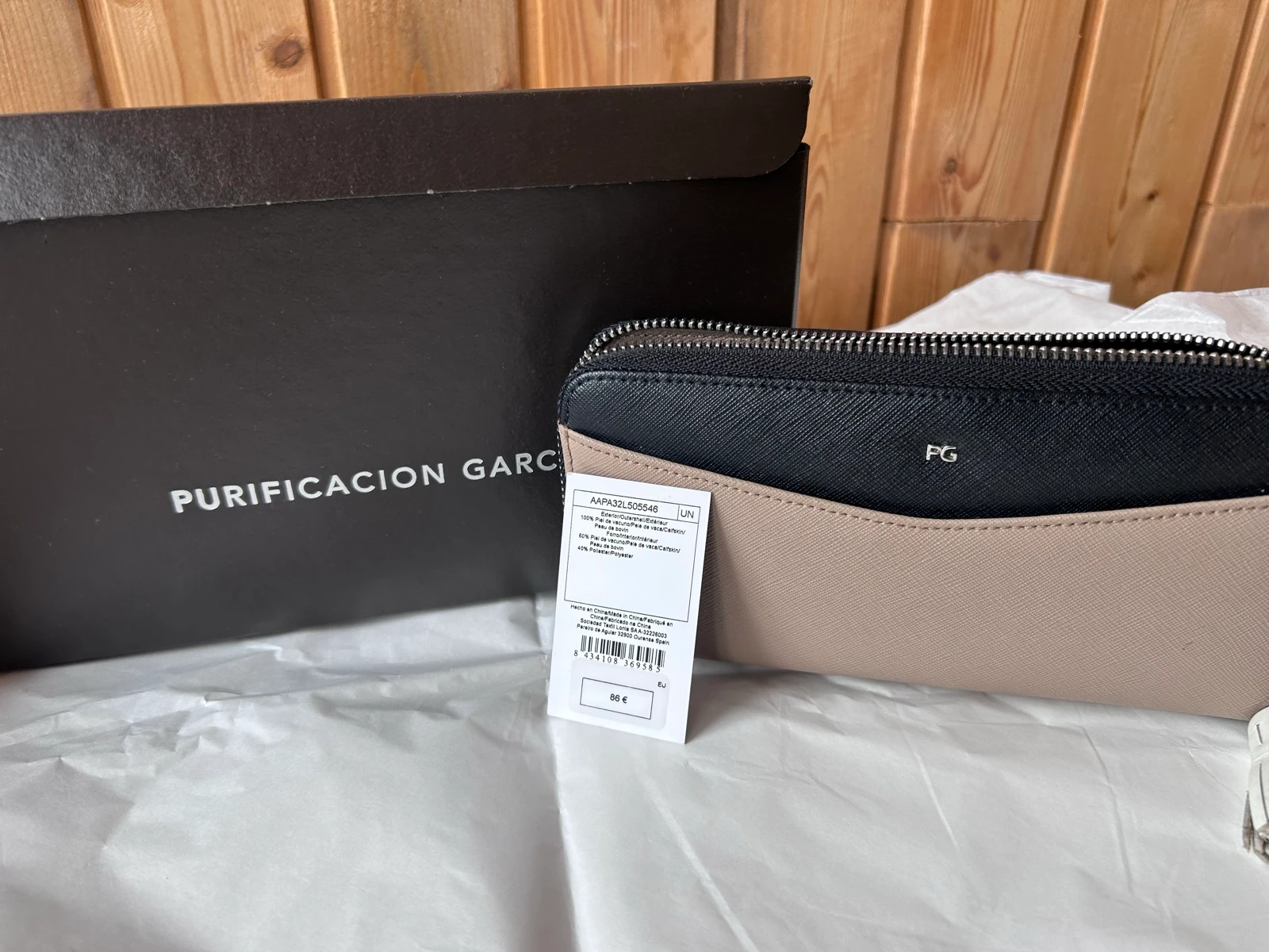 Cartera Piel bovina Purificación Garcia